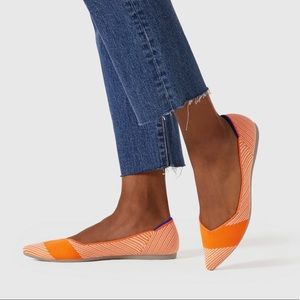 Rothy’s Point Toe Flat - Sherbet